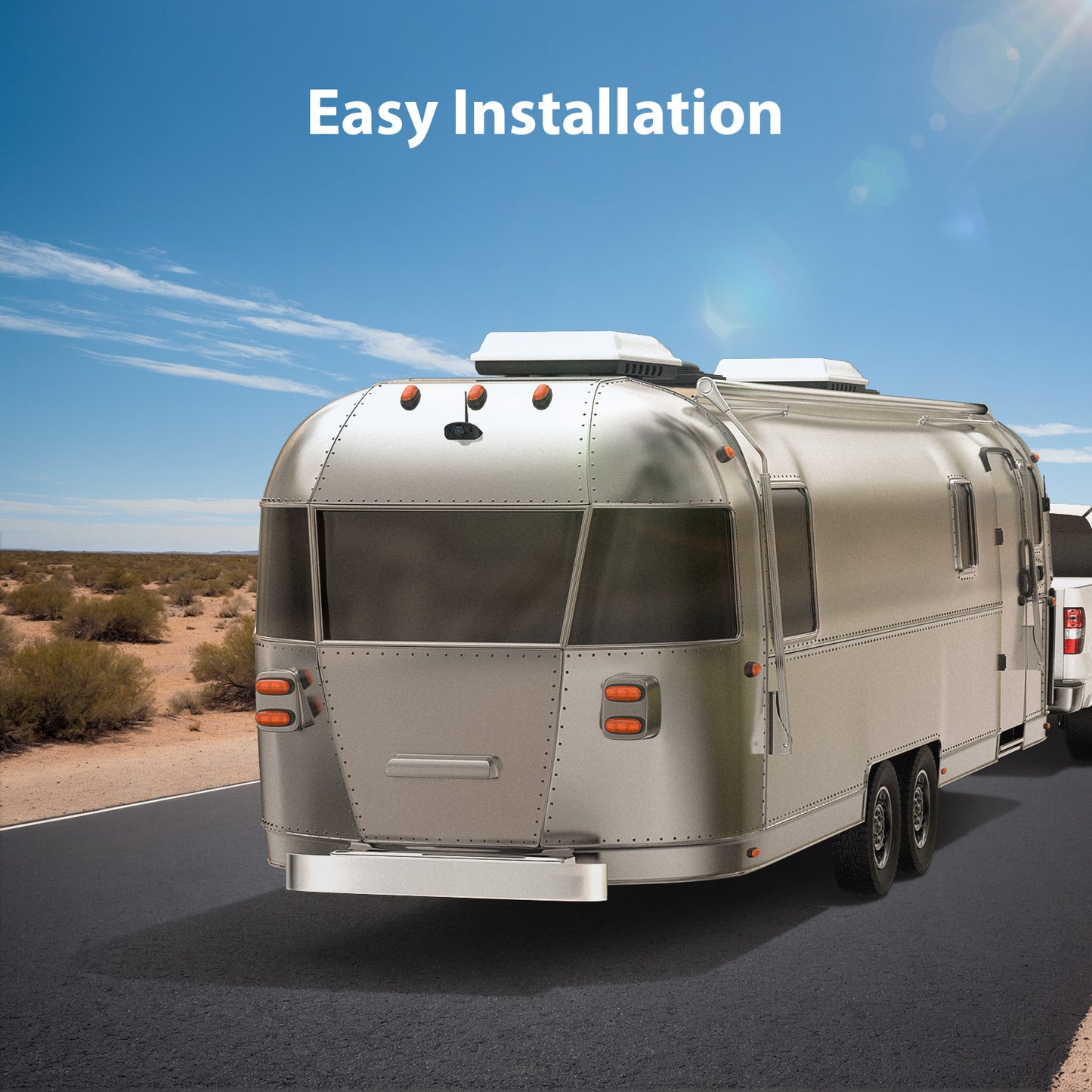 ZEROXCLUB 10.1" RV Backup Camera Wireless System Plug and Play, Pre-Wired for Furrion RV Trailer Camper, HD 1080P Quad Split Monitor with 2 Rear View & 2 Side View Cameras, IP69K Waterproof, BY504