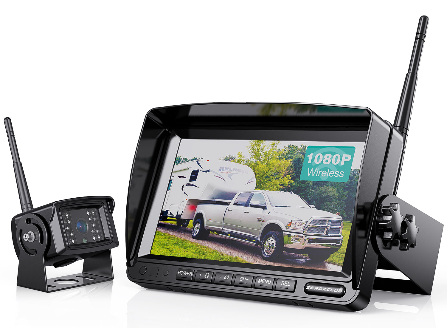 ZEROXCLUB Wireless Backup Camera Kit for Van RV Truck Trailer (W01)